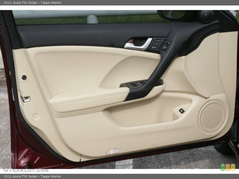 Taupe Interior Door Panel for the 2011 Acura TSX Sedan #94797477