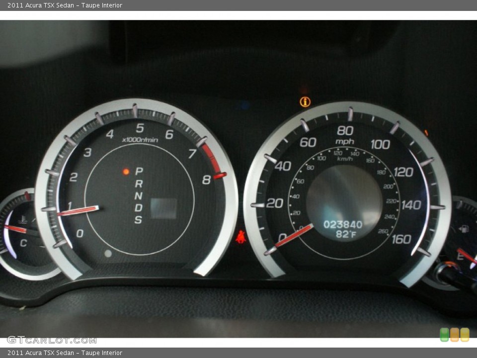 Taupe Interior Gauges for the 2011 Acura TSX Sedan #94798087