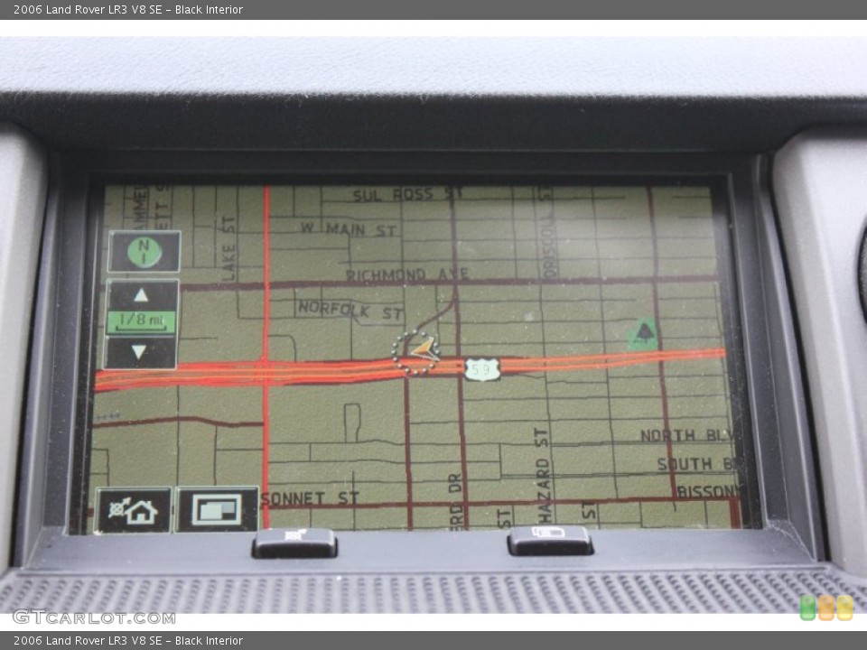 Black Interior Navigation for the 2006 Land Rover LR3 V8 SE #94804740