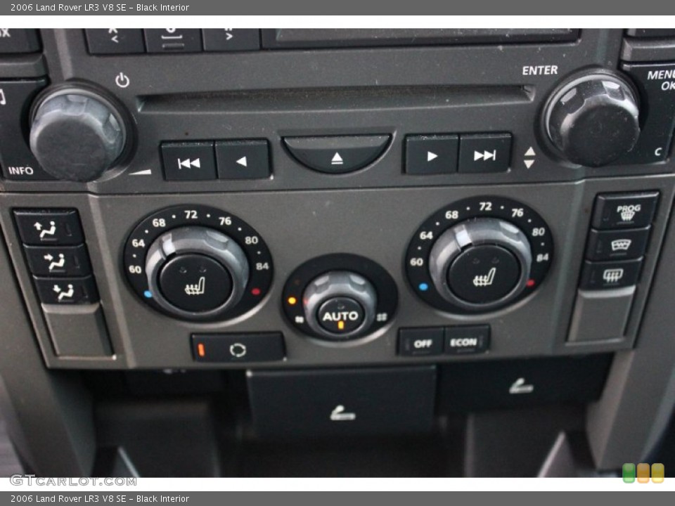 Black Interior Controls for the 2006 Land Rover LR3 V8 SE #94804758