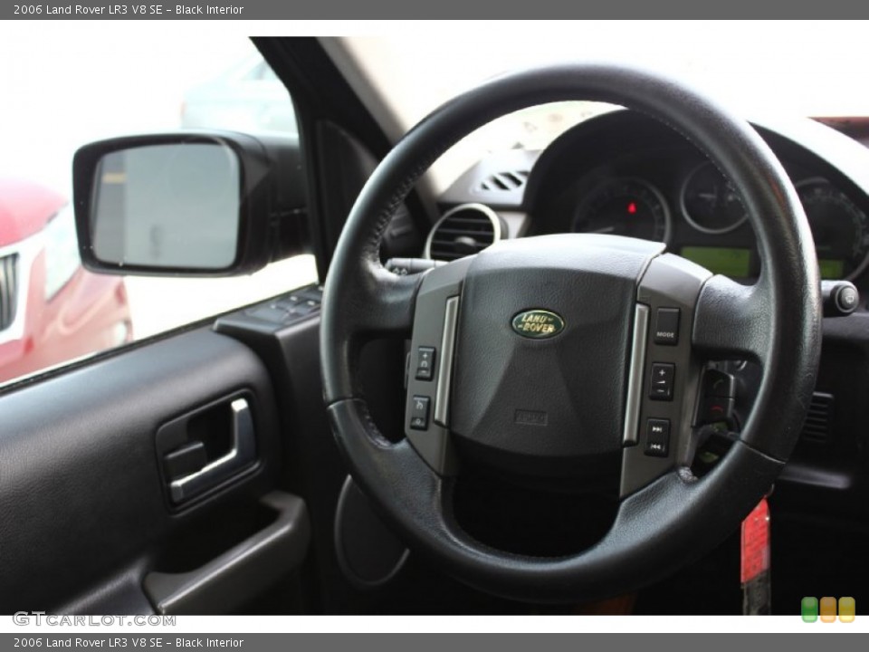 Black Interior Steering Wheel for the 2006 Land Rover LR3 V8 SE #94804863