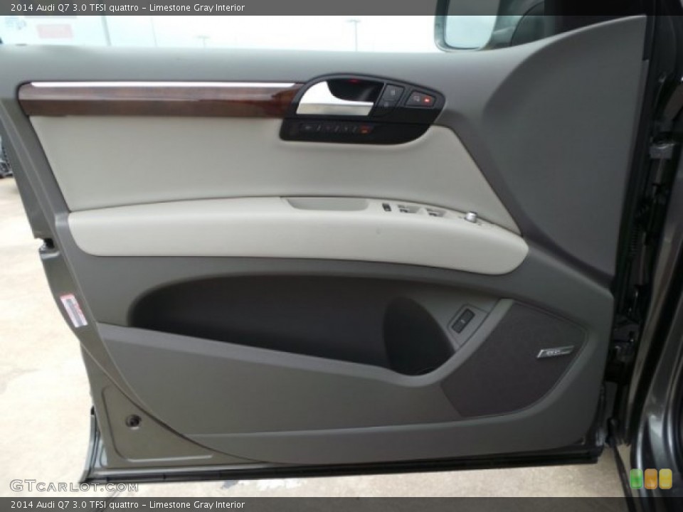 Limestone Gray Interior Door Panel for the 2014 Audi Q7 3.0 TFSI quattro #94805160