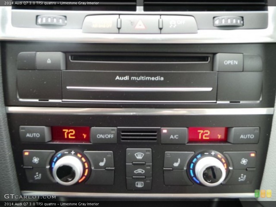 Limestone Gray Interior Controls for the 2014 Audi Q7 3.0 TFSI quattro #94805247