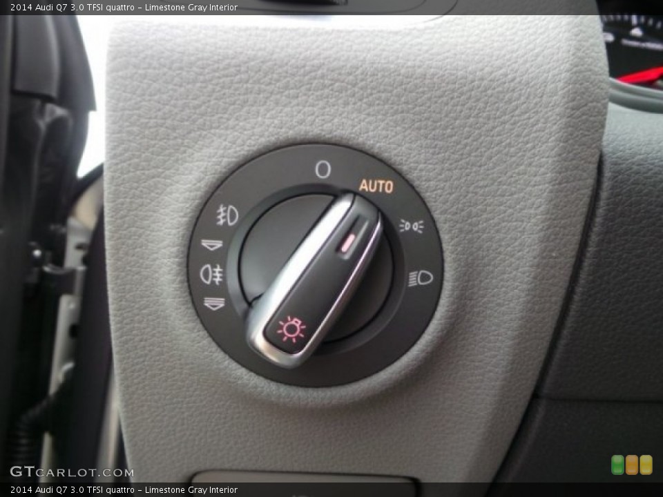 Limestone Gray Interior Controls for the 2014 Audi Q7 3.0 TFSI quattro #94805274