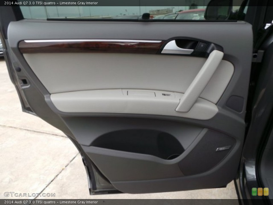 Limestone Gray Interior Door Panel for the 2014 Audi Q7 3.0 TFSI quattro #94805286