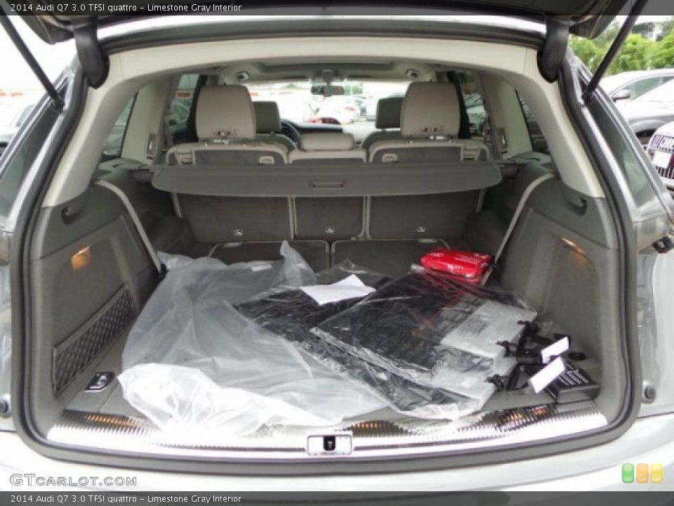 Limestone Gray Interior Trunk for the 2014 Audi Q7 3.0 TFSI quattro #94805331