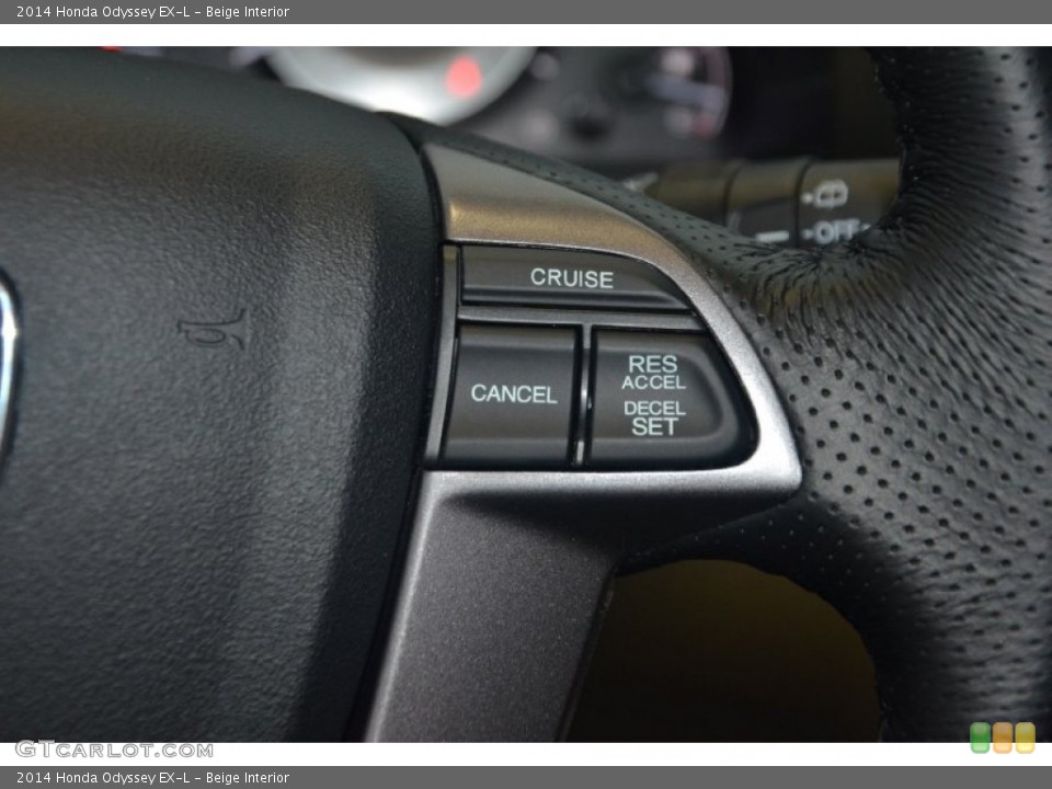 Beige Interior Controls for the 2014 Honda Odyssey EX-L #94806165