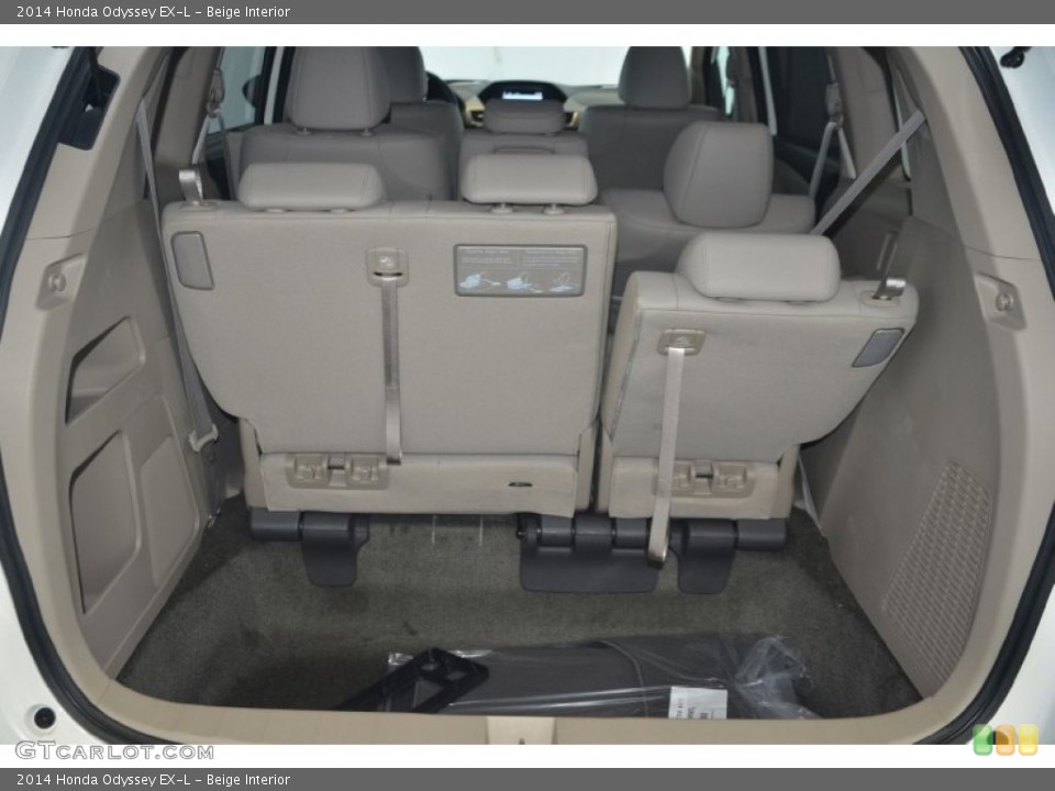 Beige Interior Trunk for the 2014 Honda Odyssey EX-L #94806186