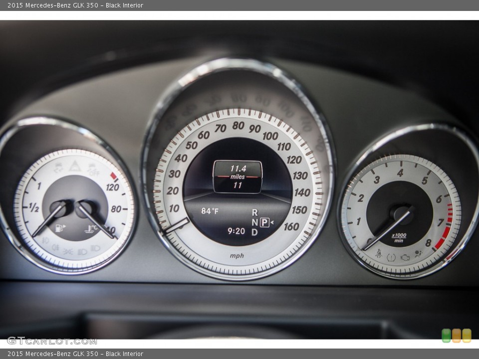 Black Interior Gauges for the 2015 Mercedes-Benz GLK 350 #94810694