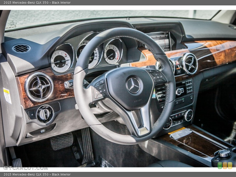 Black Interior Dashboard For The 2015 Mercedes Benz Glk 350