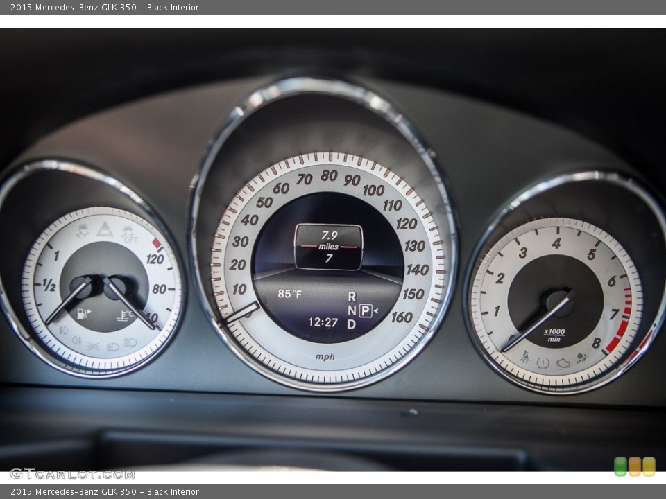 Black Interior Gauges for the 2015 Mercedes-Benz GLK 350 #94811162