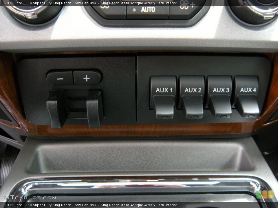 King Ranch Mesa Antique Affect/Black Interior Controls for the 2015 Ford F250 Super Duty King Ranch Crew Cab 4x4 #94813931