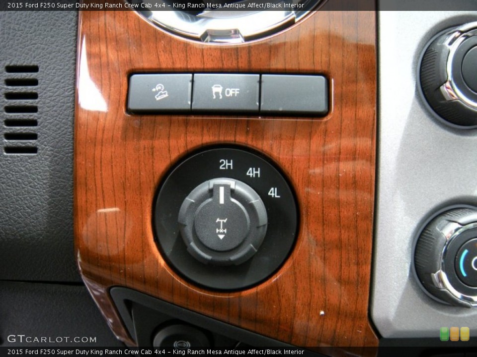 King Ranch Mesa Antique Affect/Black Interior Controls for the 2015 Ford F250 Super Duty King Ranch Crew Cab 4x4 #94813979