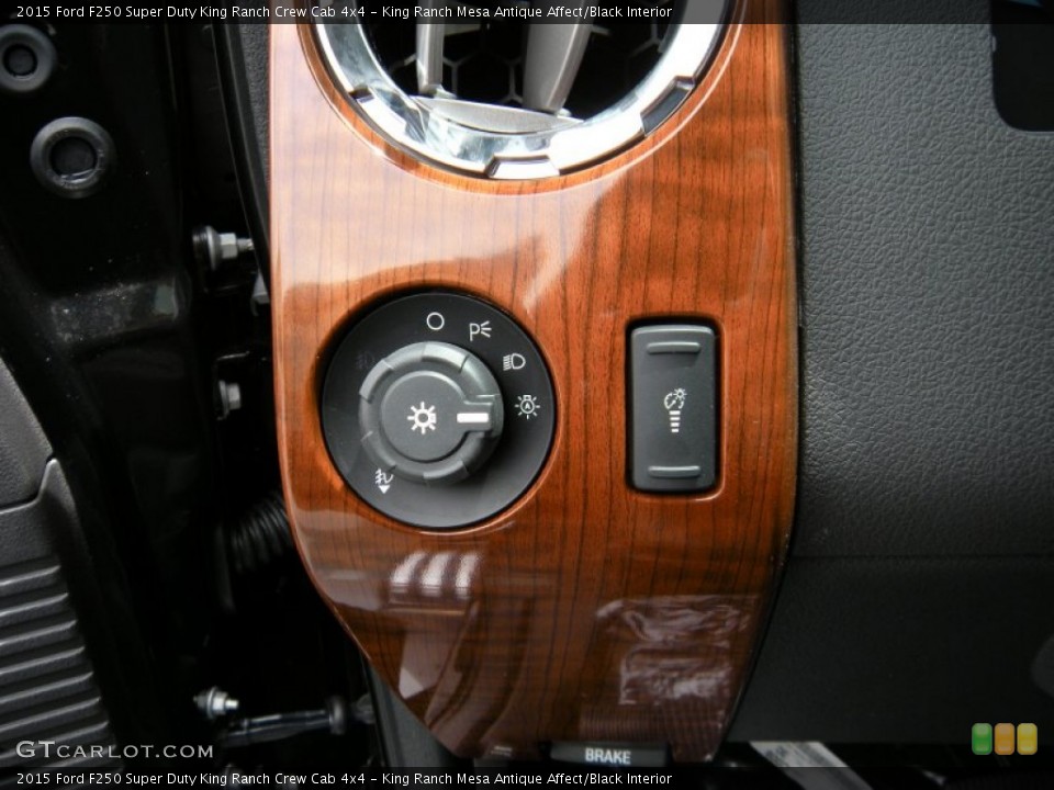 King Ranch Mesa Antique Affect/Black Interior Controls for the 2015 Ford F250 Super Duty King Ranch Crew Cab 4x4 #94814054