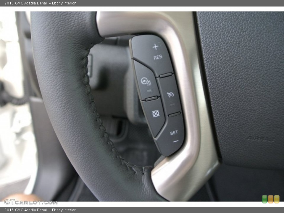 Ebony Interior Controls for the 2015 GMC Acadia Denali #94814801