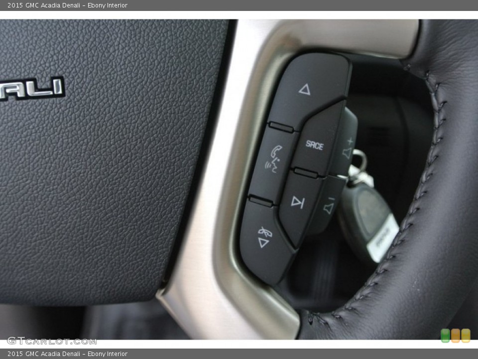 Ebony Interior Controls for the 2015 GMC Acadia Denali #94814825