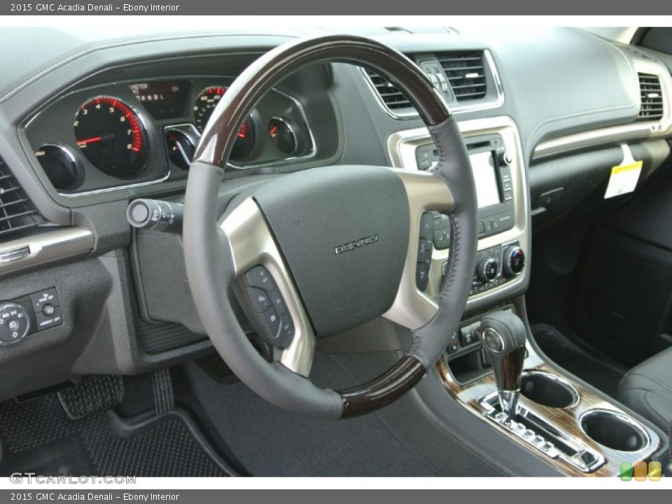 Ebony Interior Dashboard for the 2015 GMC Acadia Denali #94815020