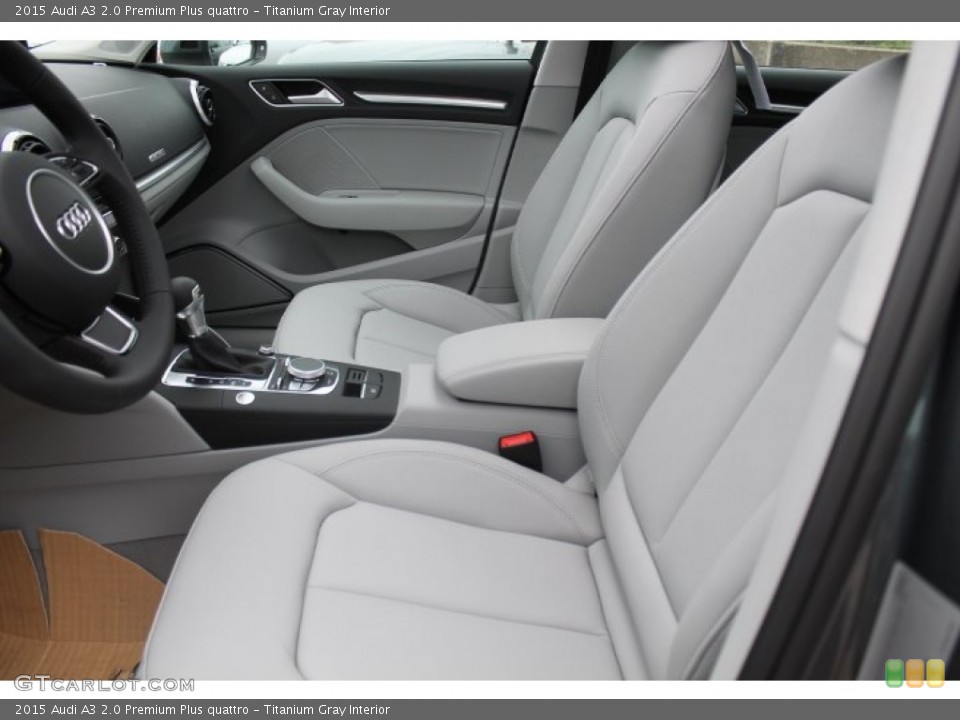 Titanium Gray Interior Front Seat for the 2015 Audi A3 2.0 Premium Plus quattro #94817117