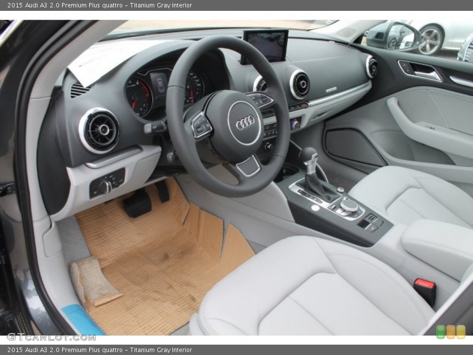 Titanium Gray Interior Prime Interior for the 2015 Audi A3 2.0 Premium Plus quattro #94817138