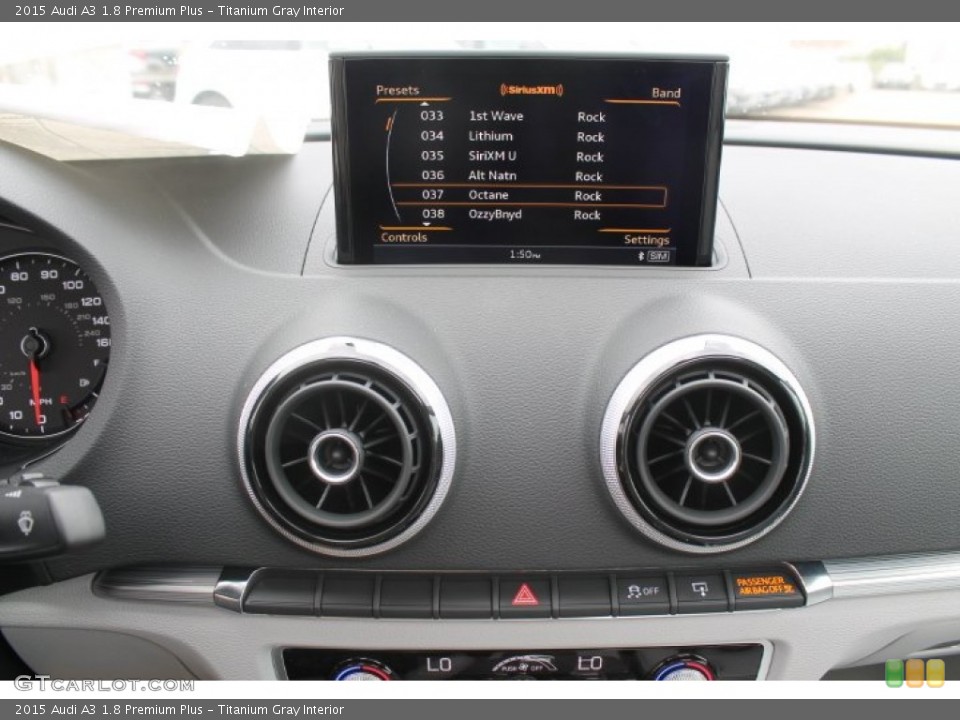 Titanium Gray Interior Controls for the 2015 Audi A3 1.8 Premium Plus #94817804