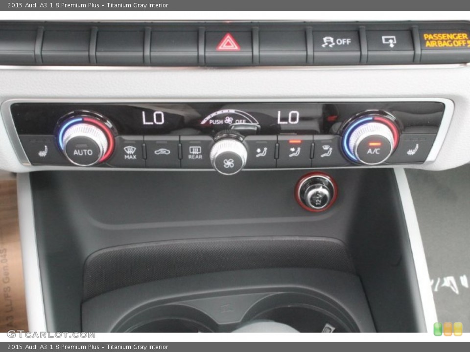 Titanium Gray Interior Controls for the 2015 Audi A3 1.8 Premium Plus #94817819