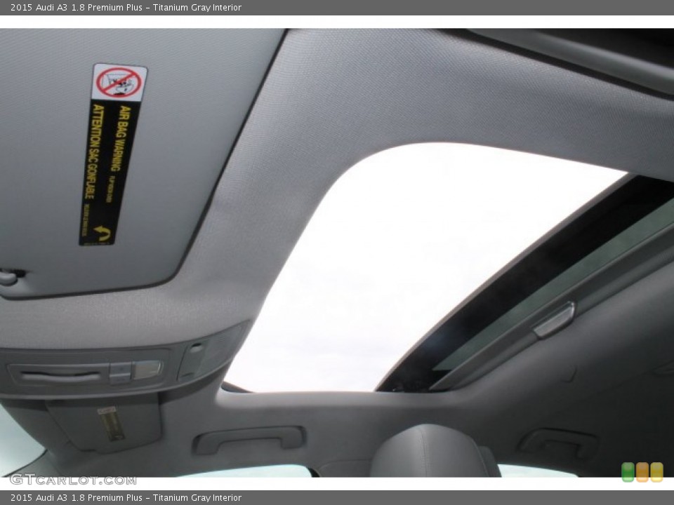 Titanium Gray Interior Sunroof for the 2015 Audi A3 1.8 Premium Plus #94817941