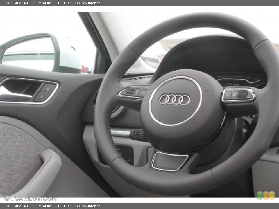 Titanium Gray Interior Steering Wheel for the 2015 Audi A3 1.8 Premium Plus #94818030