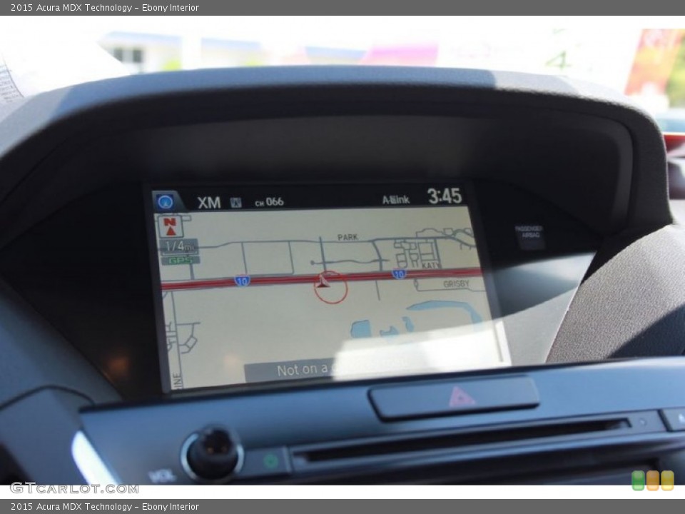Ebony Interior Navigation for the 2015 Acura MDX Technology #94827956
