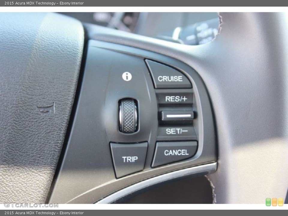 Ebony Interior Controls for the 2015 Acura MDX Technology #94828025