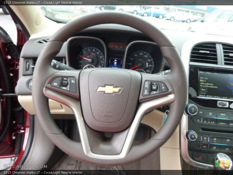 Cocoa/Light Neutral Interior Steering Wheel for the 2015 Chevrolet Malibu LT #94831151