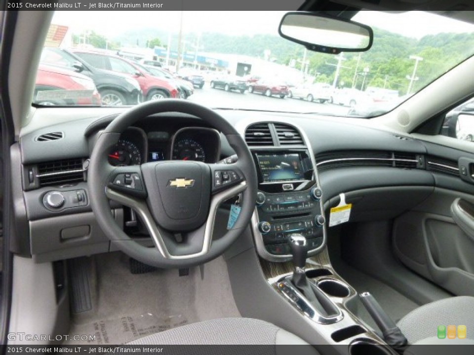 Jet Black/Titanium 2015 Chevrolet Malibu Interiors