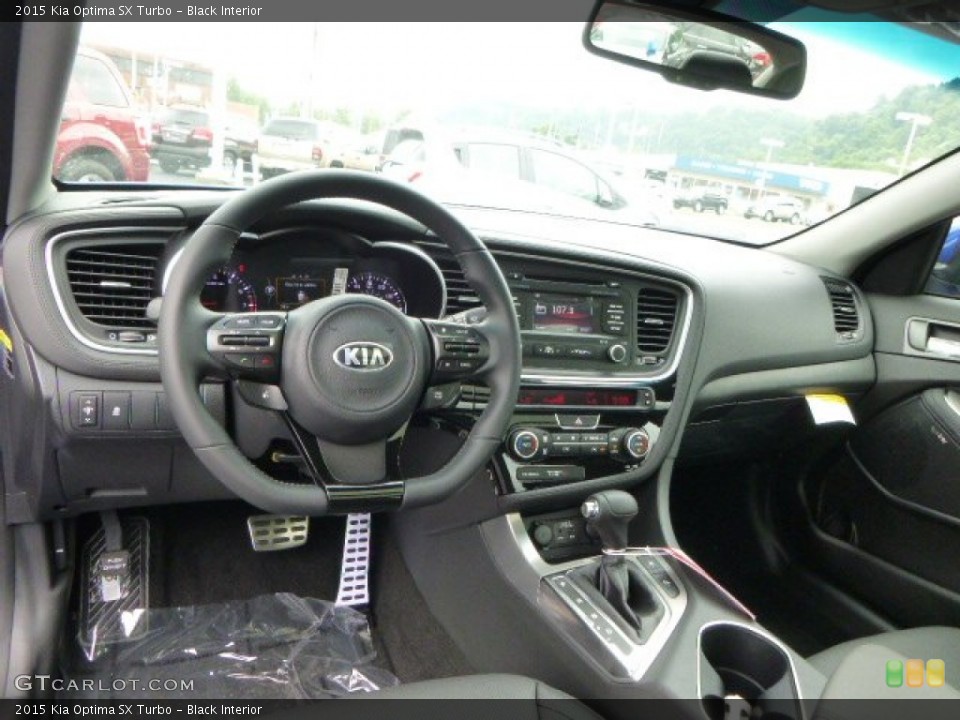 Black Interior Dashboard for the 2015 Kia Optima SX Turbo #94832879