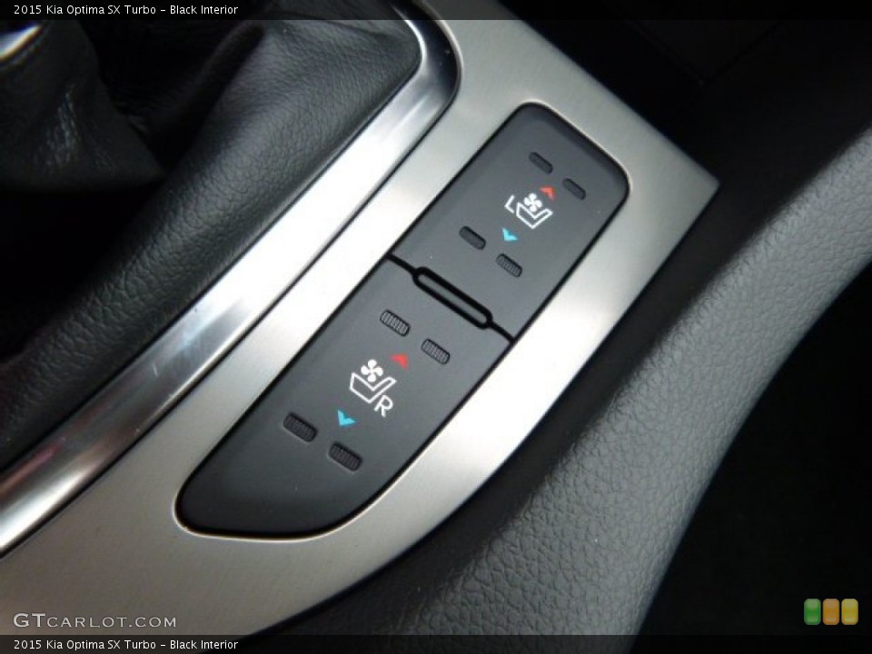 Black Interior Controls for the 2015 Kia Optima SX Turbo #94832993