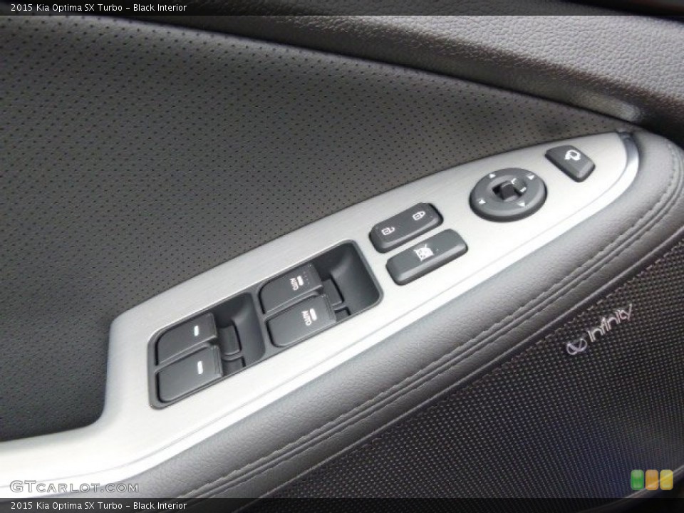 Black Interior Controls for the 2015 Kia Optima SX Turbo #94833014
