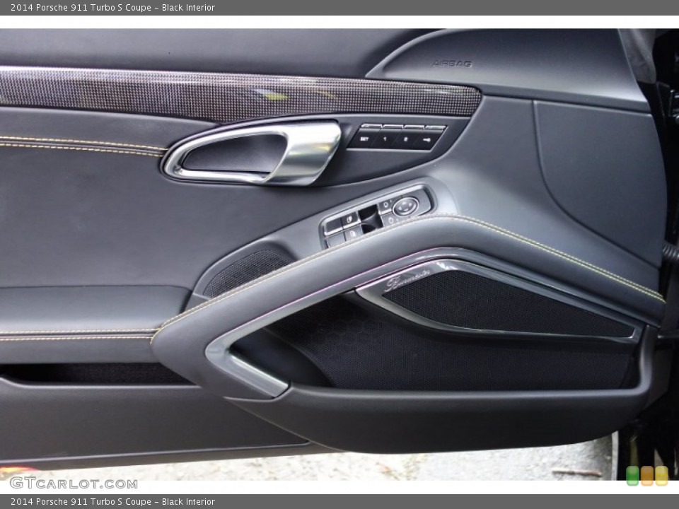 Black Interior Door Panel for the 2014 Porsche 911 Turbo S Coupe #94834643