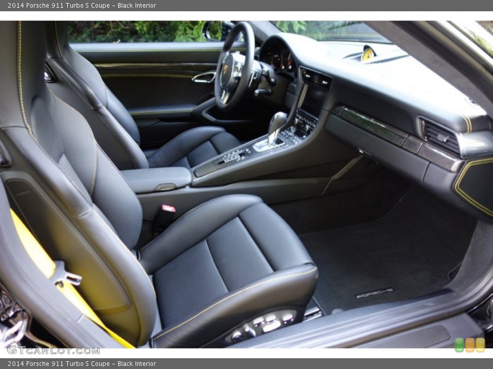Black Interior Photo for the 2014 Porsche 911 Turbo S Coupe #94834691