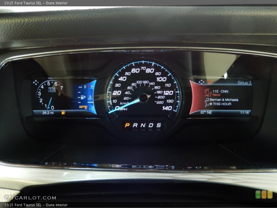 Dune Interior Gauges for the 2015 Ford Taurus SEL #94842500