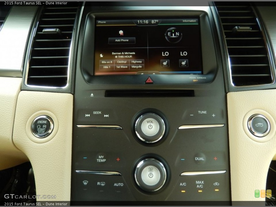 Dune Interior Controls for the 2015 Ford Taurus SEL #94842522