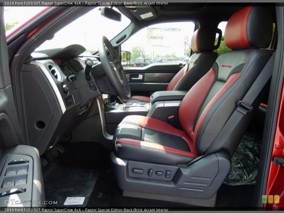Raptor Special Edition Black/Brick Accent Interior Photo for the 2014 Ford F150 SVT Raptor SuperCrew 4x4 #94845377