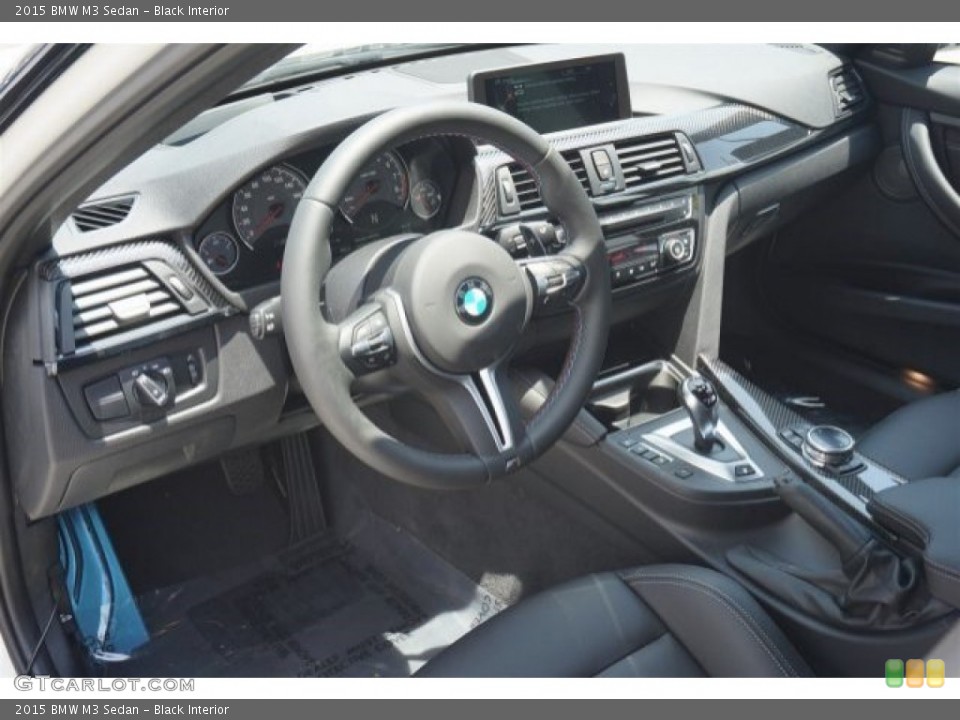 Black Interior Dashboard for the 2015 BMW M3 Sedan #94845692