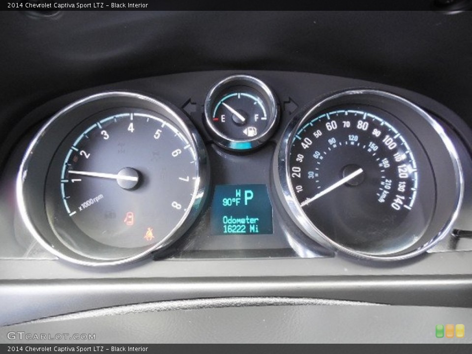 Black Interior Gauges for the 2014 Chevrolet Captiva Sport LTZ #94846631