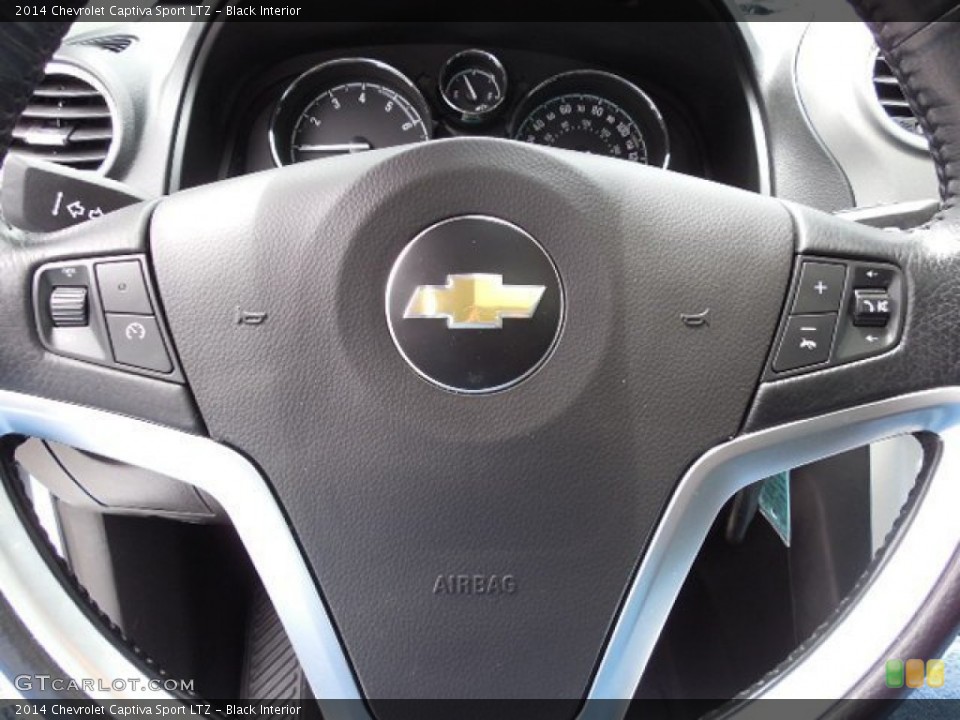 Black Interior Steering Wheel for the 2014 Chevrolet Captiva Sport LTZ #94846703