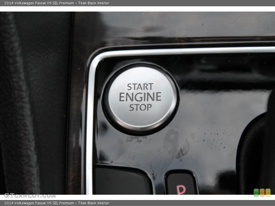Titan Black Interior Controls for the 2014 Volkswagen Passat V6 SEL Premium #94846832
