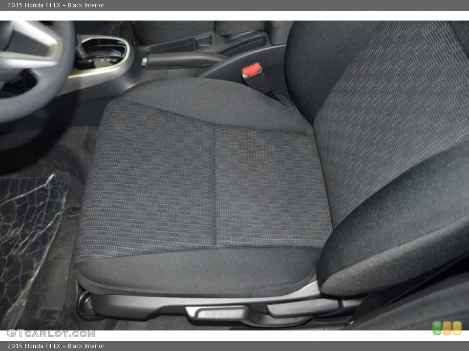 Black Interior Front Seat For The 2015 Honda Fit Lx
