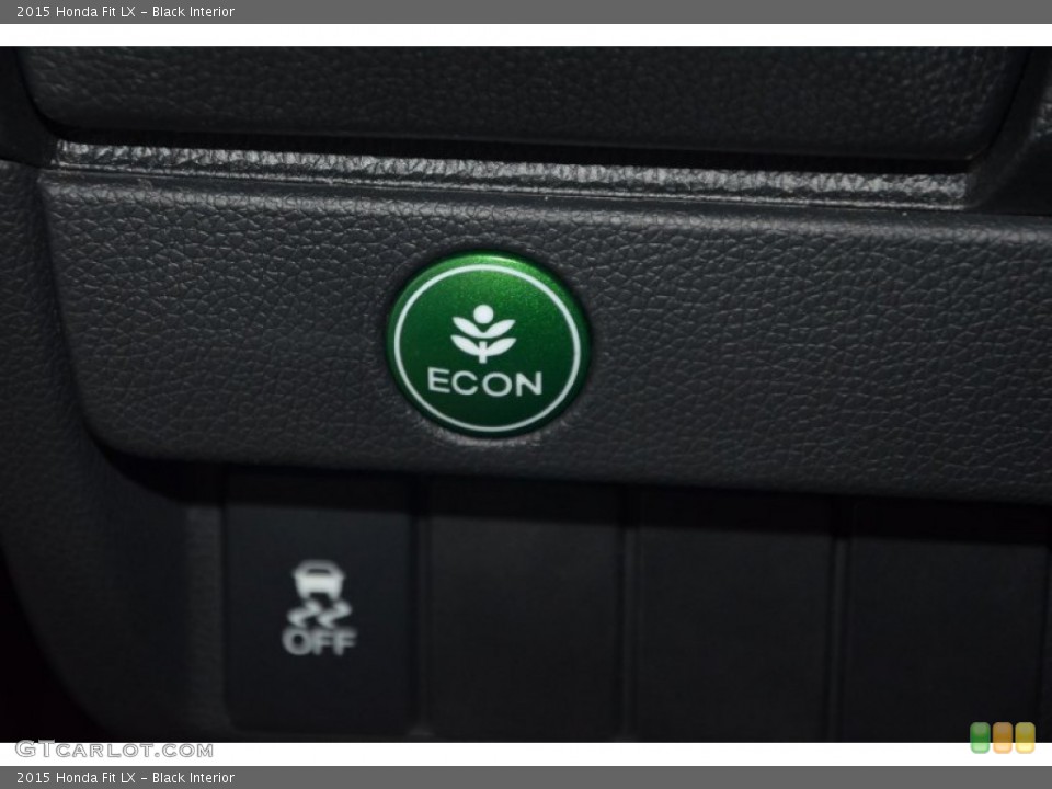 Black Interior Controls for the 2015 Honda Fit LX #94851797