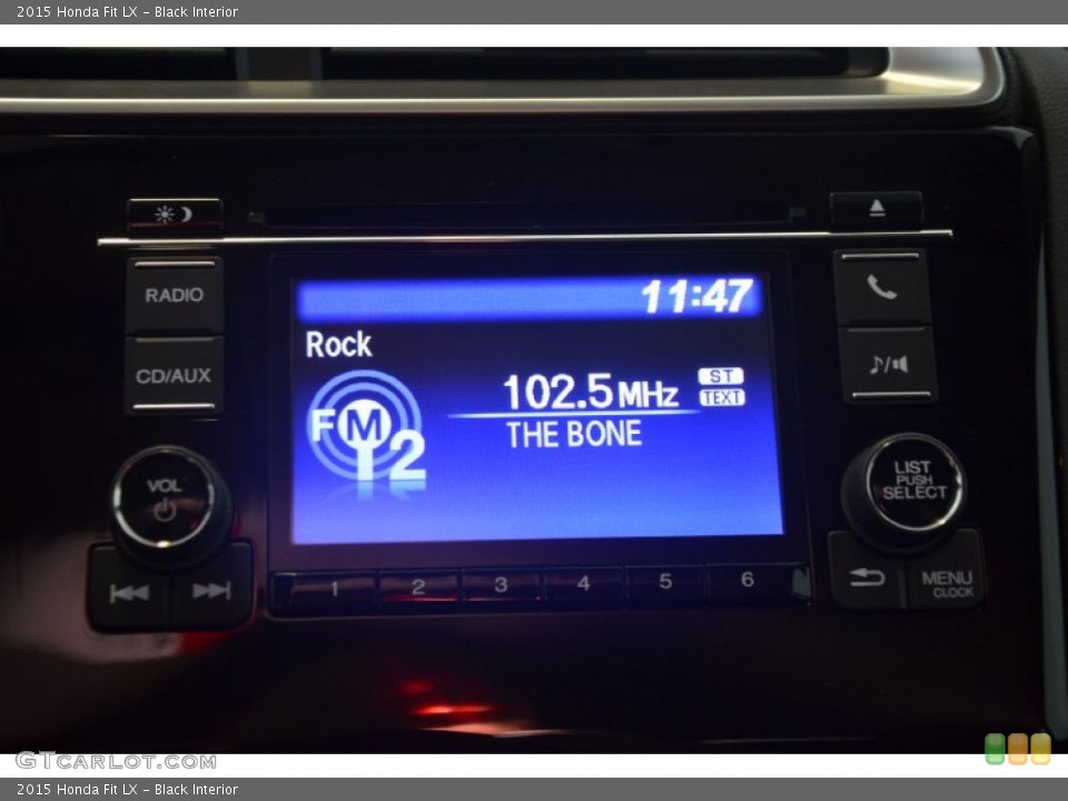 Black Interior Controls for the 2015 Honda Fit LX #94852067