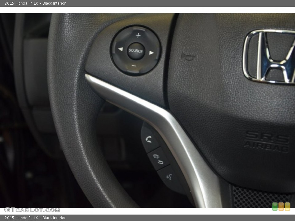 Black Interior Controls for the 2015 Honda Fit LX #94852112