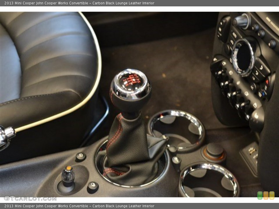 Carbon Black Lounge Leather Interior Transmission for the 2013 Mini Cooper John Cooper Works Convertible #94859230