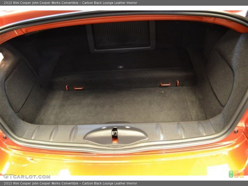 Carbon Black Lounge Leather Interior Trunk for the 2013 Mini Cooper John Cooper Works Convertible #94859408