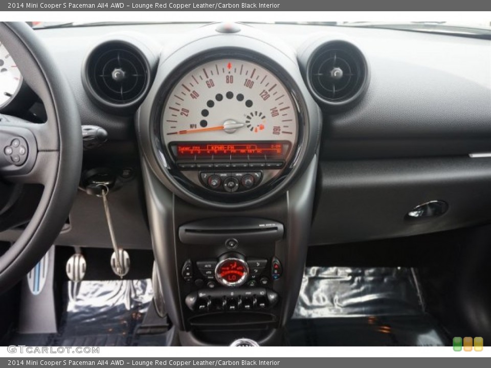 Lounge Red Copper Leather/Carbon Black Interior Controls for the 2014 Mini Cooper S Paceman All4 AWD #94860027